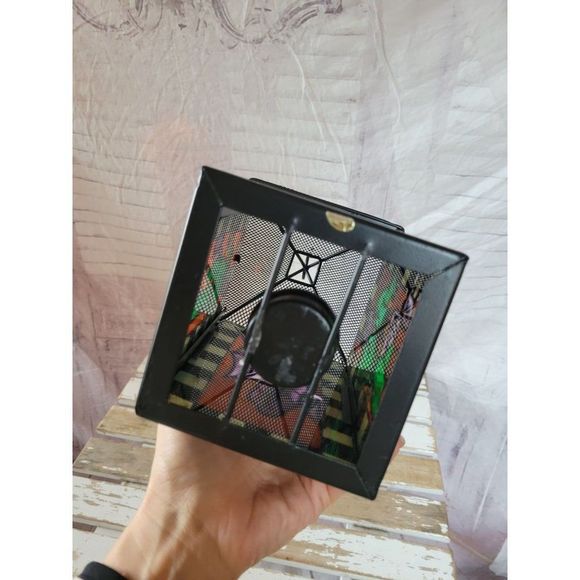 Frankenstein Halloween glass tea light candle holder lantern home decor fall - Picture 7 of 7